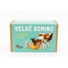 Chytrá opička - Dětské domino  - Mláďátka ze statku a počty NOVÁ EDICE