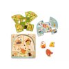 DJECO - třívrstvé puzzle - Veverčí domeček