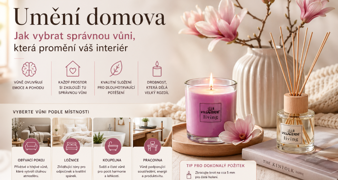Umění domova: Jak vybrat správnou vůni, která promění váš interiér