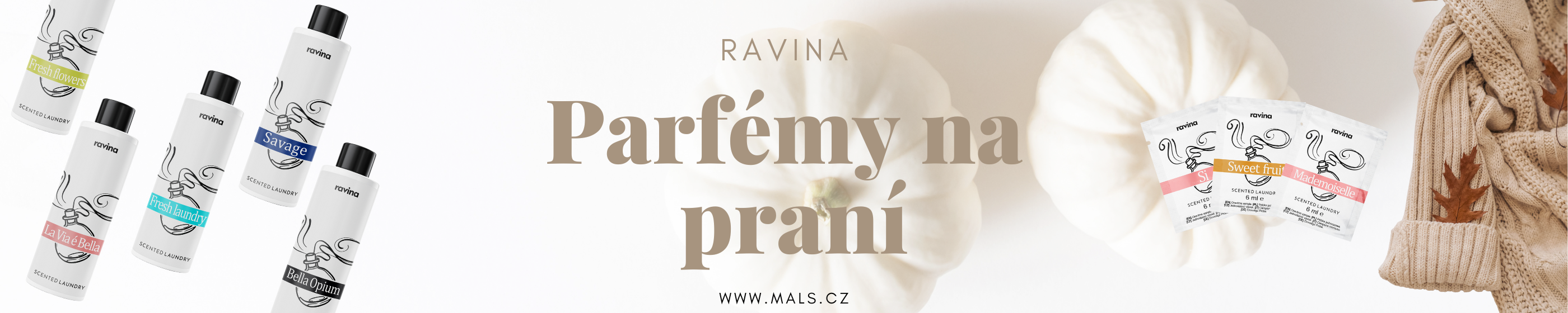 Parfémy na praní Ravina