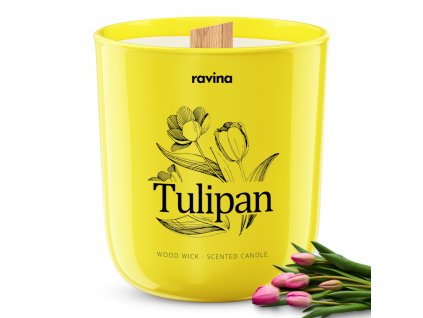 Ravina sojová svíčka - Tulipán