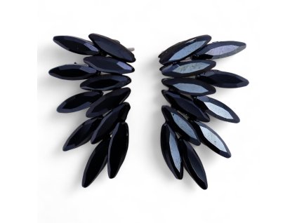 Mals Elegantní náušnice - Černé