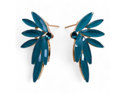 Mals Elegantní náušnice - Zelené