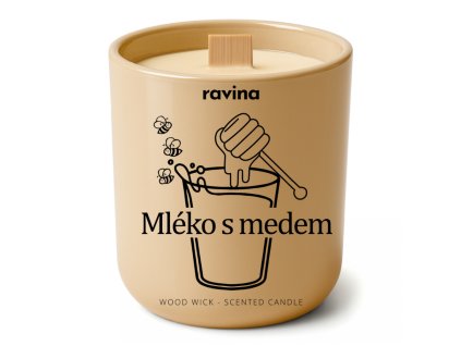 Ravina sojová svíčka - Mléko s medem