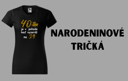 Narodeninové trička