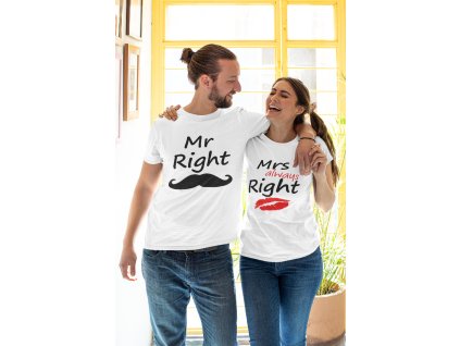 t shirt mockup of a happy couple posing at home m1109