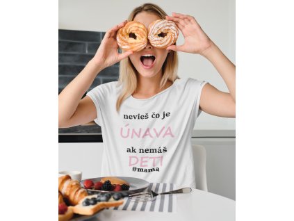 t shirt mockup of a woman having fun at breakfast 39732 r el2