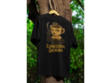 mockup of an oversized tee hanging from a tree m39840 (9)