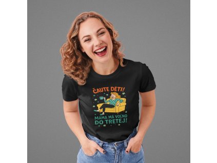 t shirt mockup featuring a woman laughing in a studio 44787 r el2 (1)