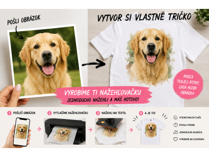 Vlastná nažehľovačka
