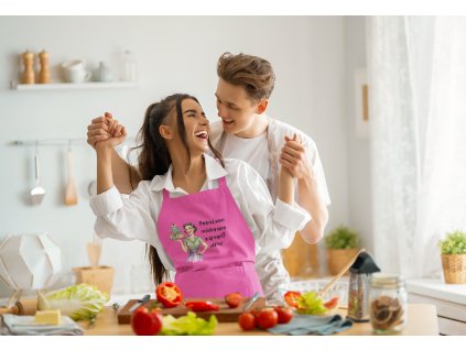 apron mockup featuring a woman dancing with her partner while cooking m31634 r el2 (2)