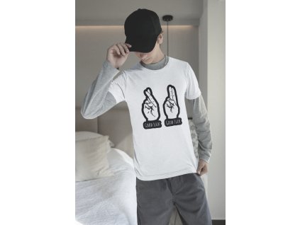 t shirt mockup of a young man with an e boy style attire m19887