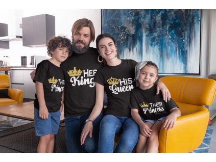 mockup of a family of four wearing t shirts in the living room 28060 (1)