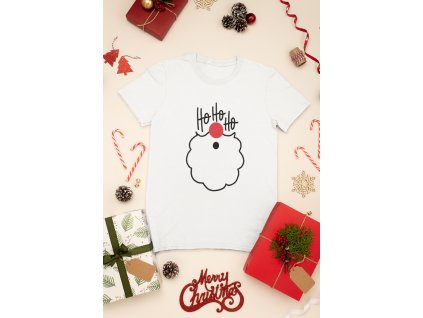 mockup of a t shirt surrounded by christmas presents and decorations 30632 (1)