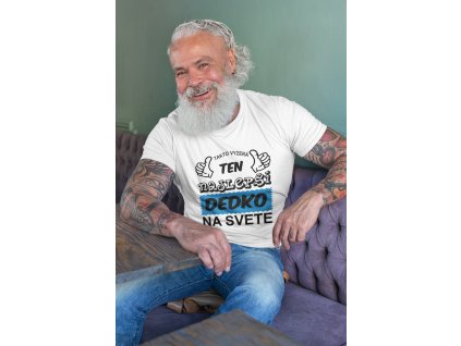 t shirt mockup featuring a tattooed senior man smiling 28418 (1)