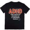 Tričko ADHD multitasking čierne