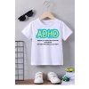 Tričko ADHD Biele