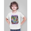 t shirt mockup of a boy posing in a studio 28119