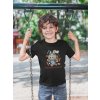 t shirt mockup of a boy playing on a swing 28124
