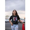 unisex tee mockup of a woman in a mall parking lot 23066 (3)