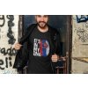 t shirt mockup of a man with a leather jacket against a graffiti wall 28193 (1)