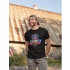 t shirt mockup of a man posing in front of an old structure 28199 (1)