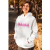 mockup of a woman wearing a pullover hoodie in fall 31803