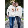 pullover hoodie mockup of a happy couple at a park 30755