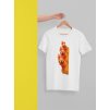 mockup of a t shirt hanging from a hand 26885