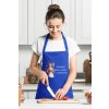 mockup of a happy woman cooking at home while wearing an apron m2931 r el