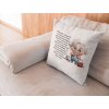square pillow template lying on a sofa a14929