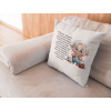 square pillow template lying on a sofa a14929