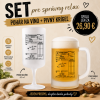 Darčekový set na víno a pivo – Lekársky predpis s menom