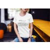 cropped face t shirt mockup featuring a woman sitting on a stool 2228 el1