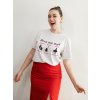 t shirt mockup of a happy woman posing with her valentine s day outfit m21005