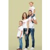 t shirt mockup featuring a smiling family of four posing at a studio 44551 r el2