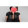 valentine s day t shirt mockup of a couple hiding behind a paper heart 25418 (1)