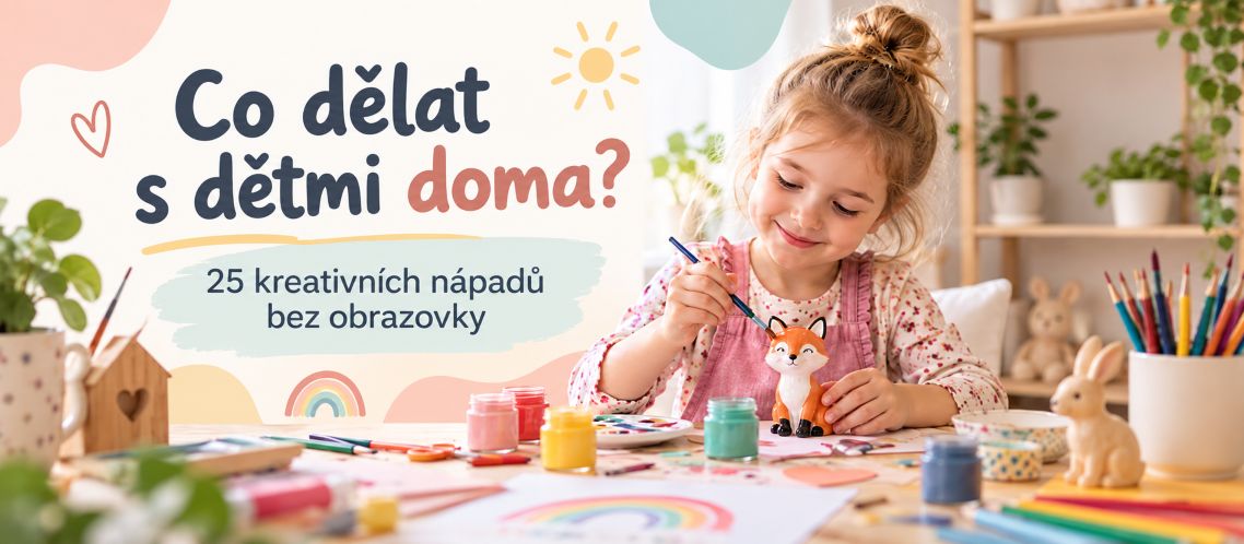Co dělat s dětmi doma: 25 nápadů na tvoření a zábavu bez obrazovky