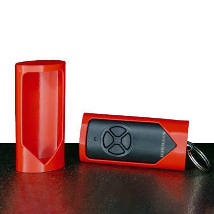 pouzdro ovladač hormann červený bílý podklad