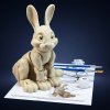 Zajac Hopík - 3D omaľovánka