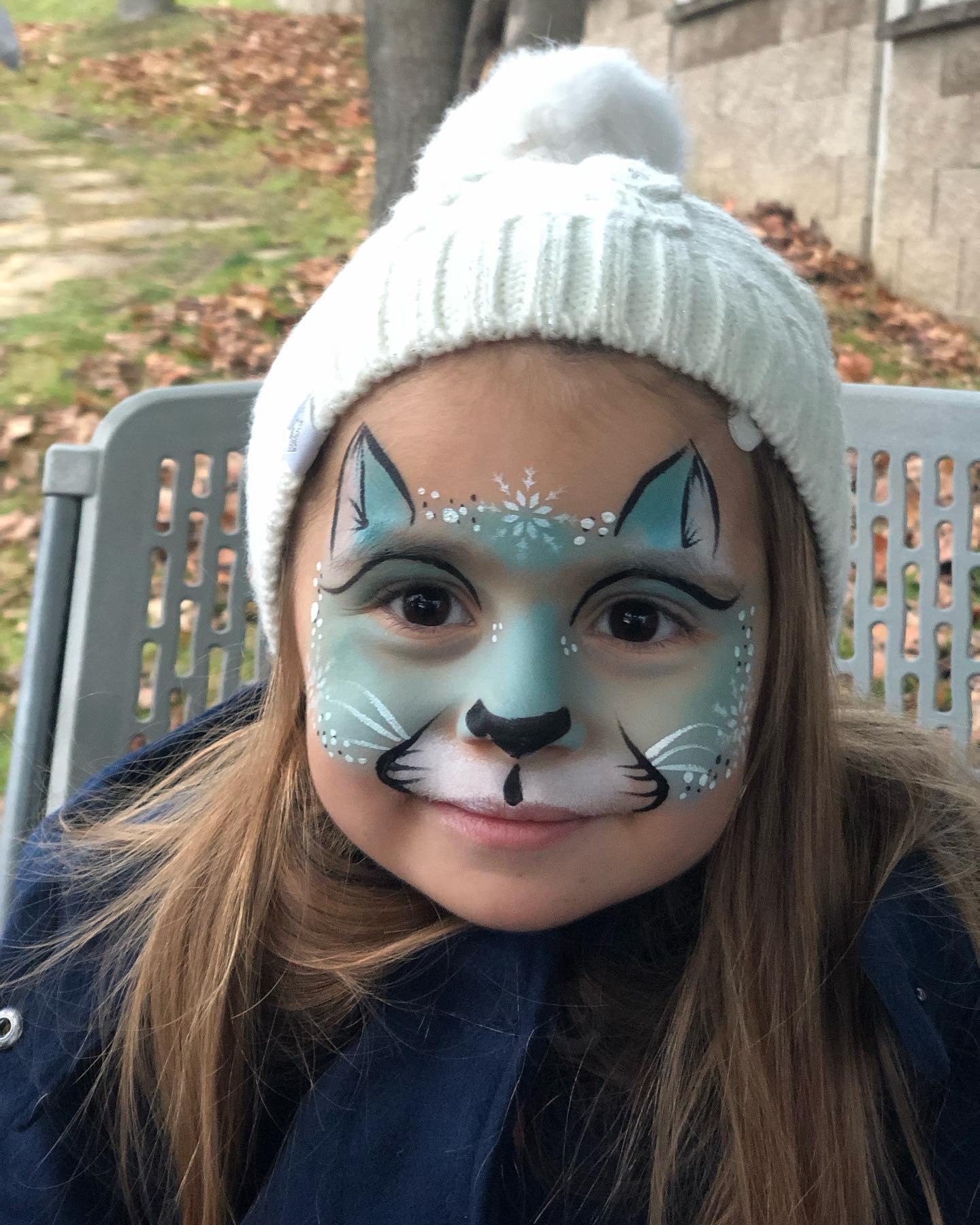 Kočka motiv malování na obličej facepainting