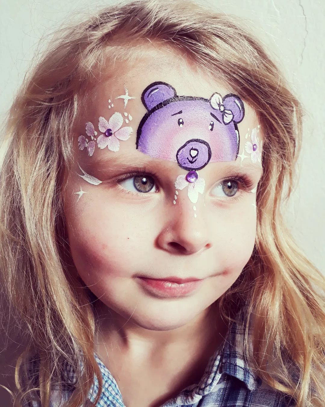 Motiv medvěd malování na obličej facepainting