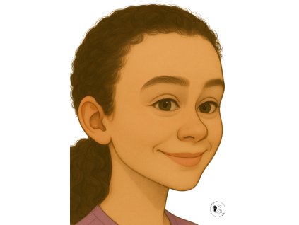 TRÉNINKOVÁ PODLOŽKA dívka Kája velikost A4