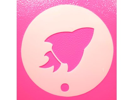 RAKETA šablona malá