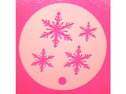 VLOČKY šablona malá