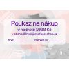 POUKAZ na 1000 Kč do e-shopu MalujemeFace