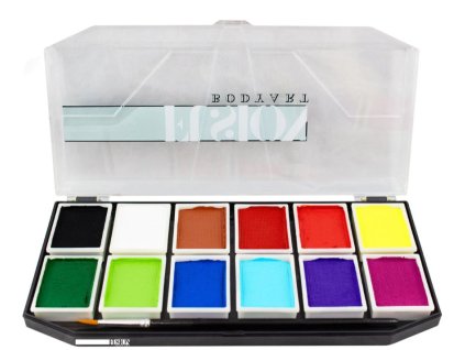 Paleta farieb Fusion FACEPAINTING SAMPLER PALETTER na maľovanie na tvár