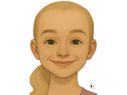 TRÉNINGOVÁ PODLOŽKA dievča Viki veľkosť A4