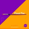 Plochý štetec kytičkovač Flora Flat 6 BLAZIN BRUSH na maľovanie na tvár