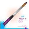 Plochý štetec Filbert 2 XL BLAZIN BRUSH na maľovanie na tvár